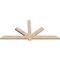 Ekena Millwork Kennewick Smooth Timber Gable Bracket, Douglas Fir, 96"W x 44"H x 3 1/2"D x 5 1/2"F, 11/12 Pitch GBW096X44X0406KEN00SDF - alternate 3
